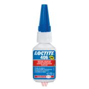 LOCTITE 406 - 20g (klej cyjanoakrylanowy (błyskawiczny) dedykowany do tworzyw sztucznych i gumy, bezbarwny/przezroczysty)