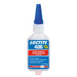 LOCTITE 406 - 50g (klej cyjanoakrylanowy (błyskawiczny) dedykowany do tworzyw sztucznych i gumy, bezbarwny/przezroczysty) (IDH.1925295)