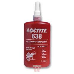LOCTITE 638 - 250ml (klej do mocowania części współosiowych, trudno demontowalny, zielony) (IDH.1803039)