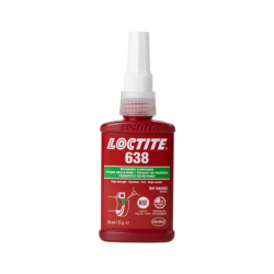 LOCTITE 638 - 50ml (anaerobowy klej do mocowania metalowych części współosiowych, trudno demontowalny, zielony) (IDH.1803357)