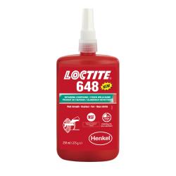 LOCTITE 648 - 250ml (anaerobowy klej do mocowania metalowych części współosiowych, trudno demontowalny, zielony) (IDH.1803351)