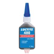 LOCTITE 480 - 50g  (klej cyjanoakrylowy (błyskawiczny), wzmocniony, czarny)
