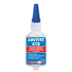LOCTITE 416 - 50g (uniwersalny klej cyjanoakrylanowy (błyskawiczny), bezbarwny/przezroczysty) (IDH.246546)