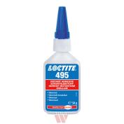 LOCTITE 495 - 50g (uniwersalny klej cyjanoakrylowy (błyskawiczny), bezbarwny/przezroczysty)
