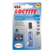 LOCTITE 454 - 3g (uniwersalny klej cyjanoakrylanowy (błyskawiczny) w postaci żelu, bezbarwny/przezroczysty, blister)