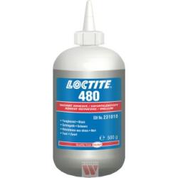 LOCTITE 480 - 500g (klej cyjanoakrylanowy (błyskawiczny), wzmocniony, czarny) (IDH.246578)