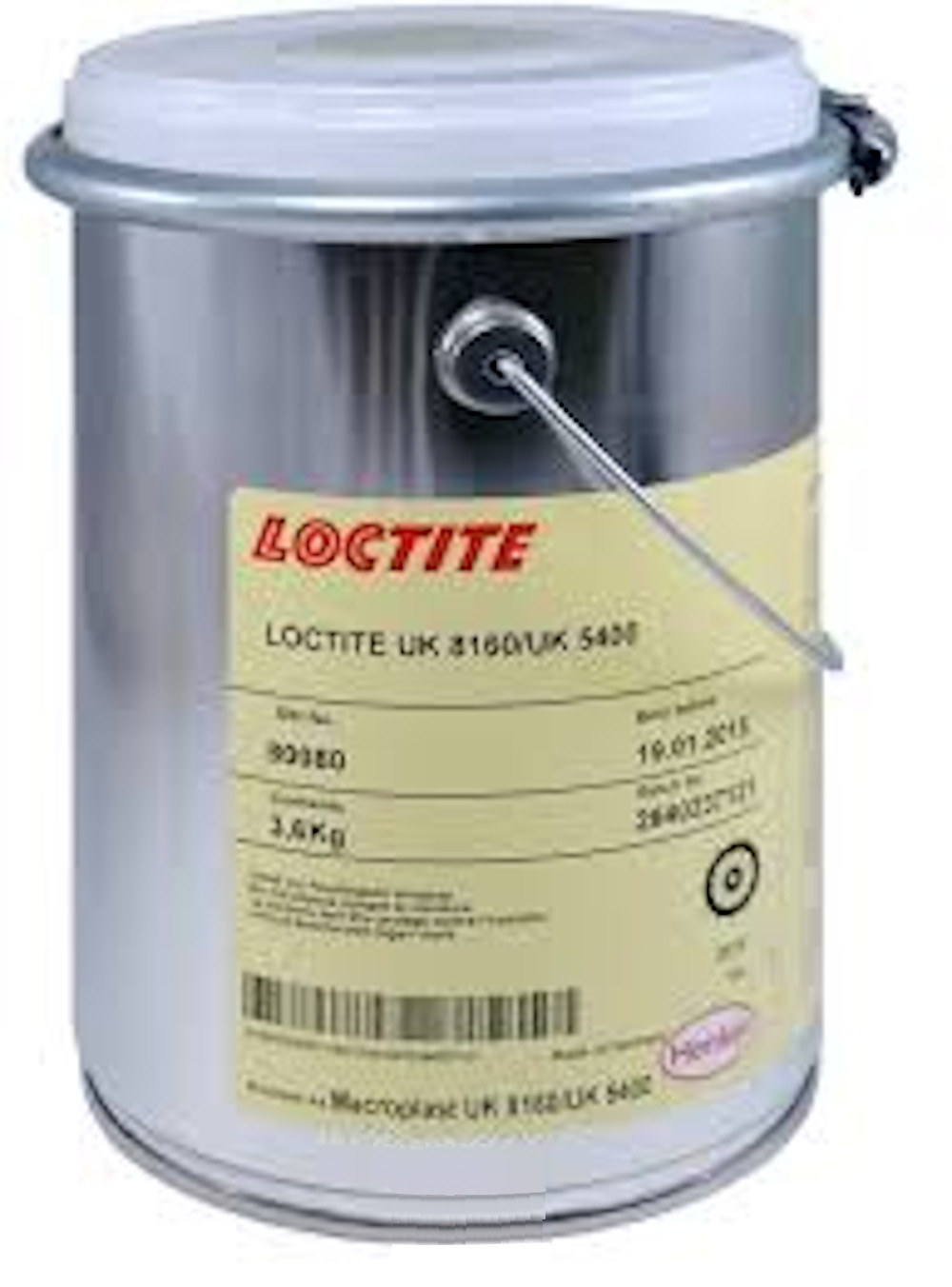 LOCTITE UK 8160/UK 5400 - 3,6kg (dwuskładnikowy klej poliuretanowy, do ...