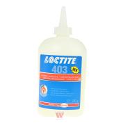 LOCTITE 403 - 500g (niskowykwitowy klej cyjanoakrylanowy (błyskawiczny), bezbarwny/przezroczysty)