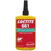 LOCTITE 661 - 250ml (klej anaerobowy do mocowania części współosiowych, trudno demontowalny, żółty)