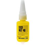 SICOMET 40 - 50g (klej cyjanoakrylowy (błyskawiczny) do gumy / cyanoacrylate (instant) adhesive for rubber)